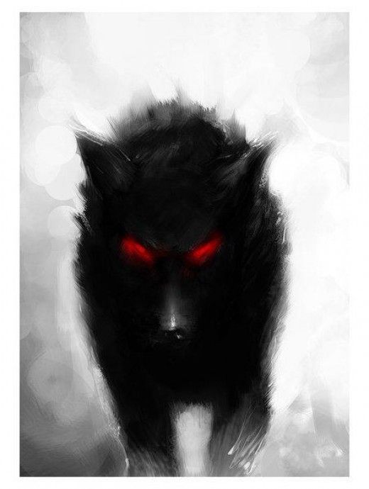4153dc6217356f3b4068cfbdfffd2446--demon-wolf-black-wolves